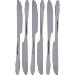 10x Dinermessen tafelbestek RVS 23,5 cm - Messen