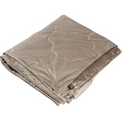 PTMD Lizze Dekbedovertrek - 240x220x2 cm - Fluweel - Beige