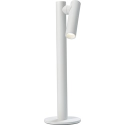 Sompex Tafellamp TUBO - Batterijlamp, wit