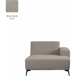 Bank Nero Longchair Arm Rechts Voorstaand 117x151x80 cm