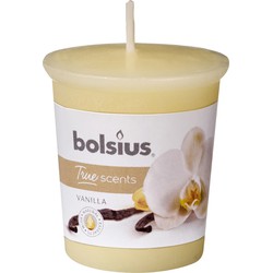 3 stuks - Votive 53/45 rond True Scents Vanille - Bolsius