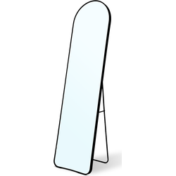 Lize staande spiegel zwart - 150 x 40 cm