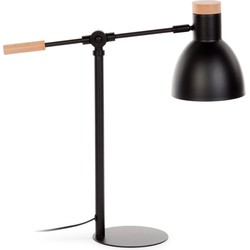 Kave Home - Tescarle tafellamp zwart