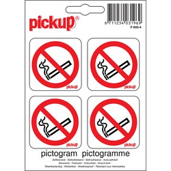 Pictogram 10x10cm Verboden te roken
