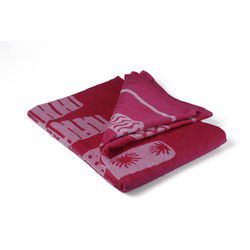 PHLOX Strandlaken - 100% katoen - 1 zijde velour - 90x160 - summer fuchsia