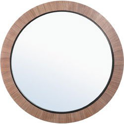 PTMD Spiegel Tiess - 101x7x101 cm - Hout - Naturel