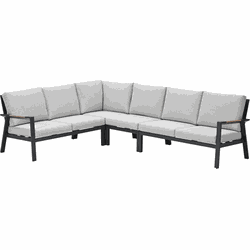 Garden Impressions Lissabon lounge dining set R 4-delig - valley sand