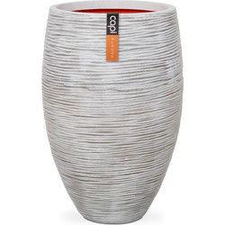 Vaas elegant deluxe Rib NL 45x72 ivoor