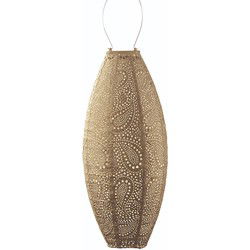 Long Oval 20 Paisley Gold Solar lampion