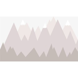 Sanders & Sanders fotobehang berglandschap beige en grijs - 3,6 x 2,7 m - 600987