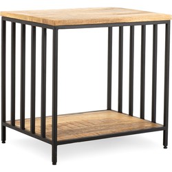 Benoa Atco Wooden Iron Sidetable 45 cm