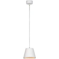 Hanglamp wit gips conisch GU10 10cm hoog