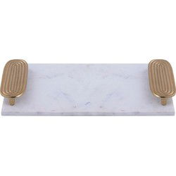 PTMD Plateau Dez - 45x25x5 cm - Marmer - Goud