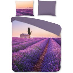 Pure Dekbedovertrek Micropercal Lavender - violet  200x200/220cm