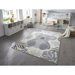 Kindervloerkleed - Design Kids Koala Crème/Grijs - 80 X 150 CM