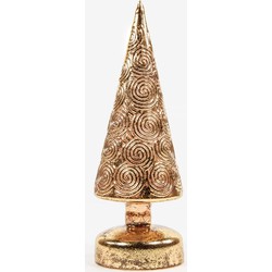 Tree Glass Antique Gold 9X27Cm /10Led Classic Warm / Me - Anna's Collection