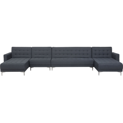 Beliani ABERDEEN - Modulaire Sofa-Grijs-Polyester