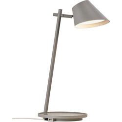 Moderne, minimalistische en multifunctionele design tafellamp - grijs