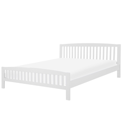 CASTRES - Tweepersoonsbed - Wit - 180 x 200 cm - Dennenhout