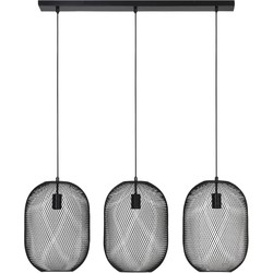 Hanglamp Reilley - Zwart - 101x29x120cm - 3L