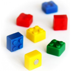 Trendform Magnet Brick - set van 4 verschillende