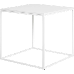 Karen houten bijzettafel wit - 45 x 45 cm
