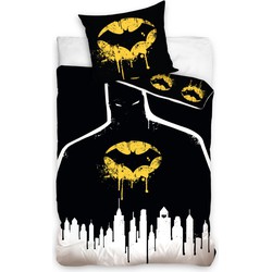 Batman Dekbedovertrek - Eenpersoons - 140x200 cm - Kussensloop 60x70 cm - Katoen - Origineel - Hot Item!