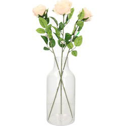 H&S Collection Bloemenvaas Concorde - transparant glas - 15,5 x 35 cm - 4900 ml - Vazen