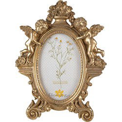 Clayre & Eef Fotolijst Goudkleurig Polyresin