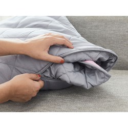 Zydante Swisstech® - Magic Pillow - Grijs/Roze - 200x200 cm