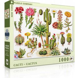 New York Puzzle Company Cacti ~ Cactus - 1000 stukjes