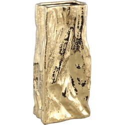 PTMD Marilin Bloempot - 20 x 13 x 45 cm - Keramiek - Goud