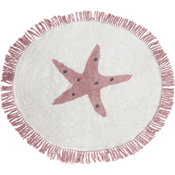 STARS - Vloerkleed - Gebroken wit -   120 cm - Katoen