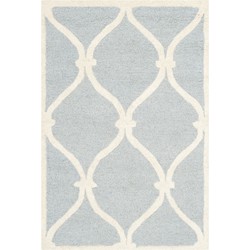 Safavieh Modern Indoor Hand Tufted Area Rug, Cambridge Collection, CAM710, in Blue & Ivory, 91 X 152 cm
