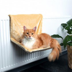 TRIXIE RADIATORHANGMAT PLUCHE BEIGE 48X26X30 CM
