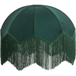 Light & Living - kap - Malacia - groen - raffia velours stof - Ø 45cm - E27 - 3906976