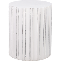DEULI - Bijzettafel - Wit - MDF