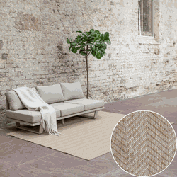 Jute buitenkleed Naturel ZigZag Beige - Polypropyleen - 280 x 380 cm - (XXL)