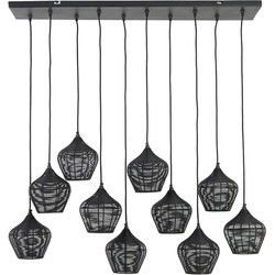 Light & Living - hanglamp - Alvaro - zwart - metaal - draadlamp - E27 - 2956912