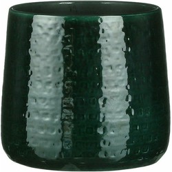 Mica Decorations Plantenpot - Keramiek - green - 24 x 21 cm - Plantenpotten