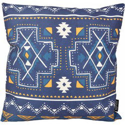 Sierkussen Indian Style Darkblue | 45 x 45 cm | Katoen/Linnen