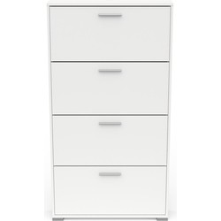 Schoenenkast met 4 kleppen - L80,8 cm