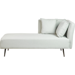 Beliani RIOM - Chaise longue-Groen-Polyester