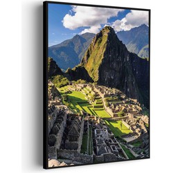 Muurwerken Akoestisch Schilderij - Machu Picchu - Geluidsdempend Wandpaneel - Wanddecoratie - Geluidsisolatie - BASIC (AW 0.65) XL (86X120)