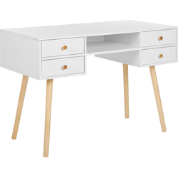 Beliani LEVIN - Bureau-Wit-MDF