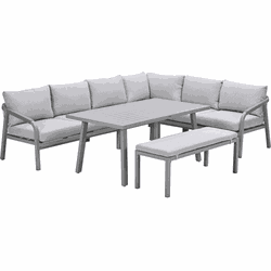 Garden Impressions Tarera lounge dining set 6-delig - taupe