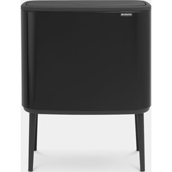 Bo Touch Bin, met 2 binnenemmers, 11 + 23 liter - Matt Black