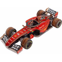 Veter Models 3D Racer V3 Rood/Zwart DIY Modelbouw Knutselen