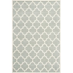 Safavieh Contemporary Indoor Hand Tufted Area Rug, Chatham Collection, CHT734, in Grey & Ivory, 183 X 274 cm