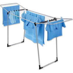 Tomado Hydra Plus Droogrek 18 m Lijn 179x56x105 cm Grijs/Zwart